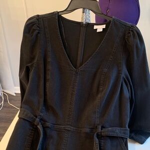 Liz Claiborne Charcoal denim dress.
